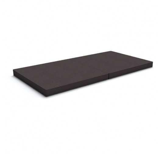 Matelas pliant 160x80x8 cm pour canapé modulaire pour enfants, anthracite