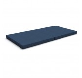 Matelas pliant 160x80x8 cm pour canapé modulaire pour enfants, bleu foncé