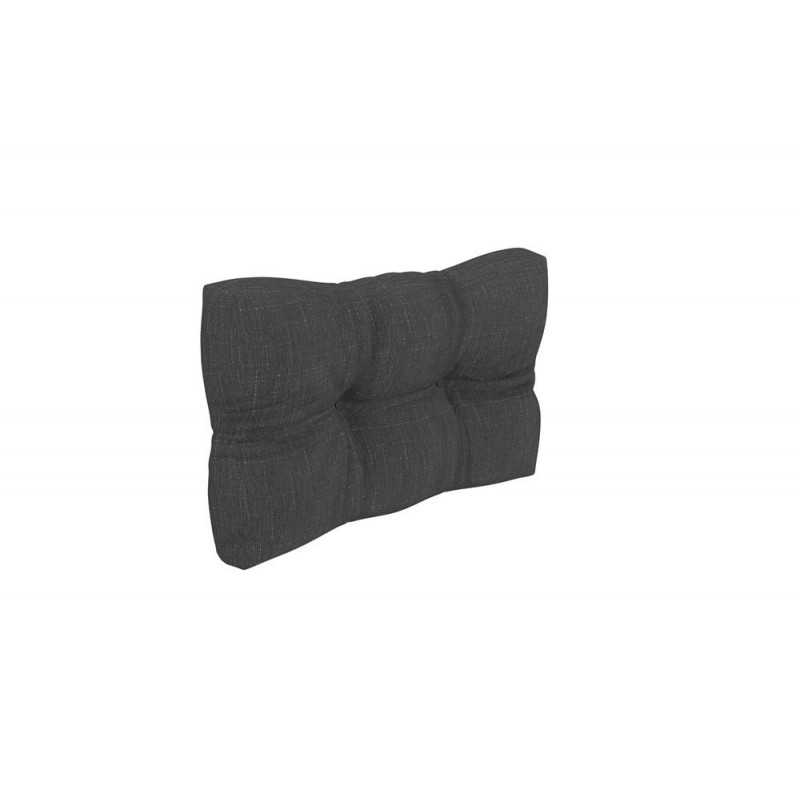 Coussin de Latéral Matelassé pour Palettes 60x40x12 Anthracite