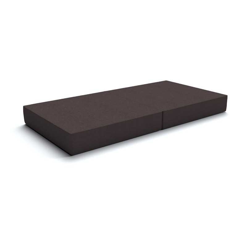 Matelas pliant 160x80x15 cm pour canapé modulaire pour enfants, anthracite