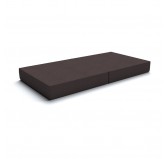 Matelas pliant 160x80x15 cm pour canapé modulaire pour enfants, anthracite