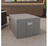 Housse de matelas pliable 80x195x15 cm, Gris