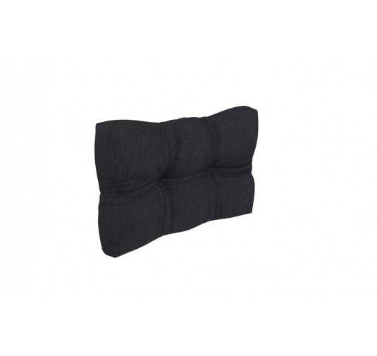 Coussin de Latéral Matelassé pour Palettes 60x40x12 Noir