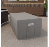 Housse de matelas pliable 120x195x15 cm, Gris