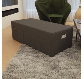 Housse de matelas pliable 140x195x15 cm, Anthracite