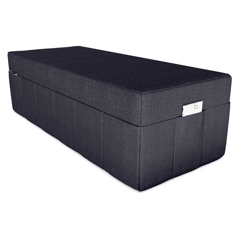 Housse de matelas pliable 160x195x15 cm, Anthracite