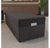 Housse de matelas pliable 160x195x15 cm, Anthracite