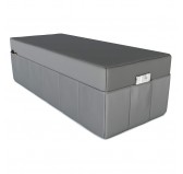 Housse de matelas pliable imperméable 160x195x15 cm, Anthracite