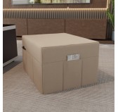 Housse de matelas pliable 80x195x15 cm, Beige