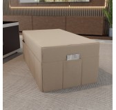 Housse de matelas pliable 120x195x15 cm, Beige