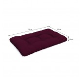 Set de 8 Coussins pour Palette, 3x 120x80 + 3x 120x40 + 60x40 + 40x40, Matelassé, Violet