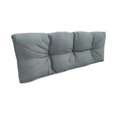 Coussin de Dossier Matelassé pour Palettes 120x40x12 Bleu