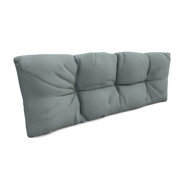 Coussin de Dossier Matelassé pour Palettes 120x40x12 Bleu Coussin de Dossier Matelassé pour Palettes 120x40x12 Bleu
