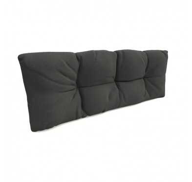 Coussin de Dossier Matelassé pour Palettes 120x40x12 Anthracite