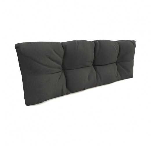 Coussin de Dossier Matelassé pour Palettes 120x40x12 Anthracite