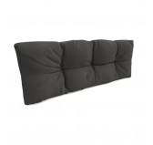 Coussin de Dossier Matelassé pour Palettes 120x40x12 Anthracite