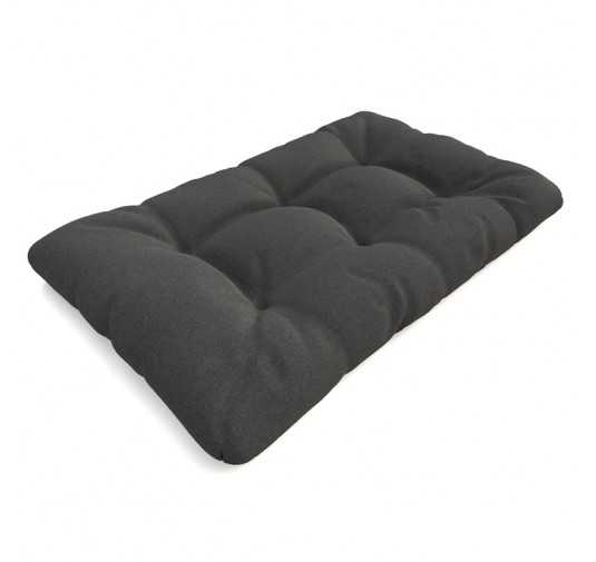 Coussin de Siège Matelassé pour Palettes 120x80x15 Anthracite