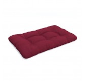 Coussin de Siège pour Palette, Matelassé, 120x80x12 cm, Bordeaux