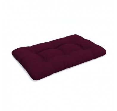 Coussin de Siège pour Palette, Matelassé, 120x80x12 cm, Violet