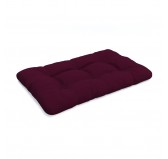 Coussin de Siège pour Palette, Matelassé, 120x80x12 cm, Violet