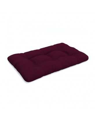 Coussin de Siège pour Palette, Matelassé, 120x80x12 cm, Violet
