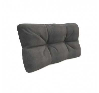 Coussin de Latéral Matelassé pour Palettes 60x40x12 Gris