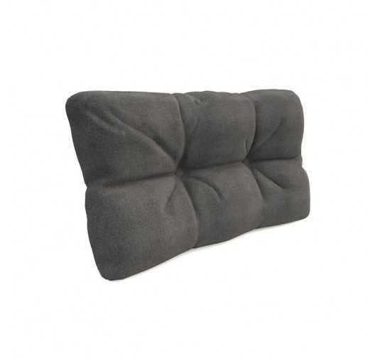 Coussin de Latéral Matelassé pour Palettes 60x40x12 Gris