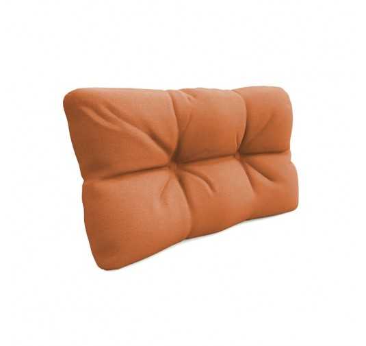Coussin de Latéral pour Palette, Matelassé, 60x40x12 cm, Orange