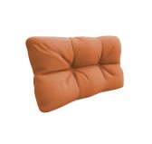 Coussin de Latéral pour Palette, Matelassé, 60x40x12 cm, Orange