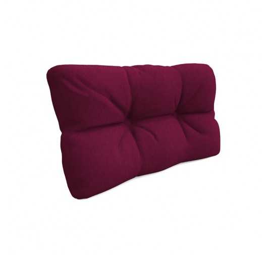 Coussin de Latéral pour Palette, Matelassé, 60x40x12 cm, Violet