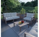 Coussin de Siège de Chaise de Jardin Beige 60x60