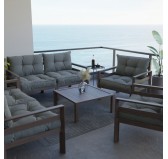 Coussin de Siège de Chaise de Jardin Gris 70x70