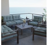 Coussin de Siège de Chaise de Jardin, Bleu 70x70