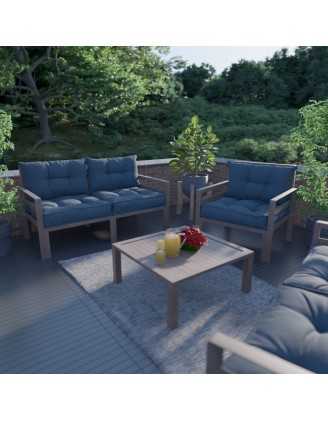 Coussin de Siège de Chaise de Jardin, Bleu Foncé 60x60