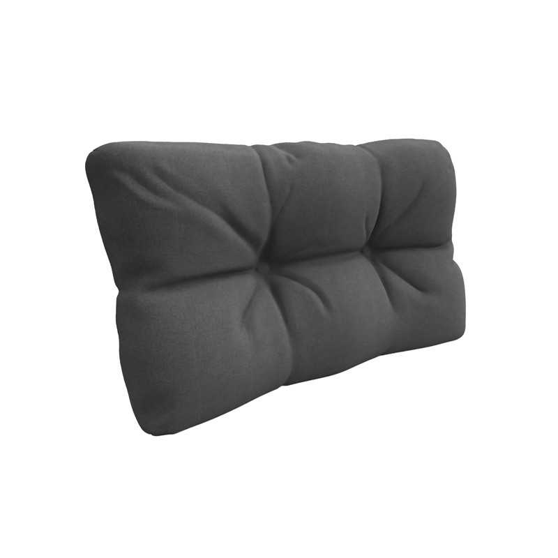 Coussin de Latéral pour palette, imperméable, matelassé, 60x40x12, Anthracite
