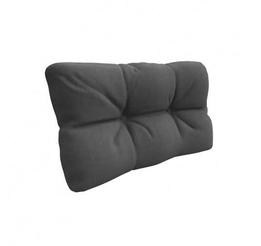 Coussin de Latéral pour palette, imperméable, matelassé, 60x40x12, Anthracite