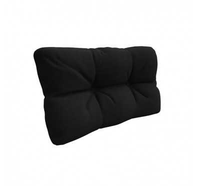 Coussin de Latéral pour palette, imperméable, matelassé, 60x40x12, Noir