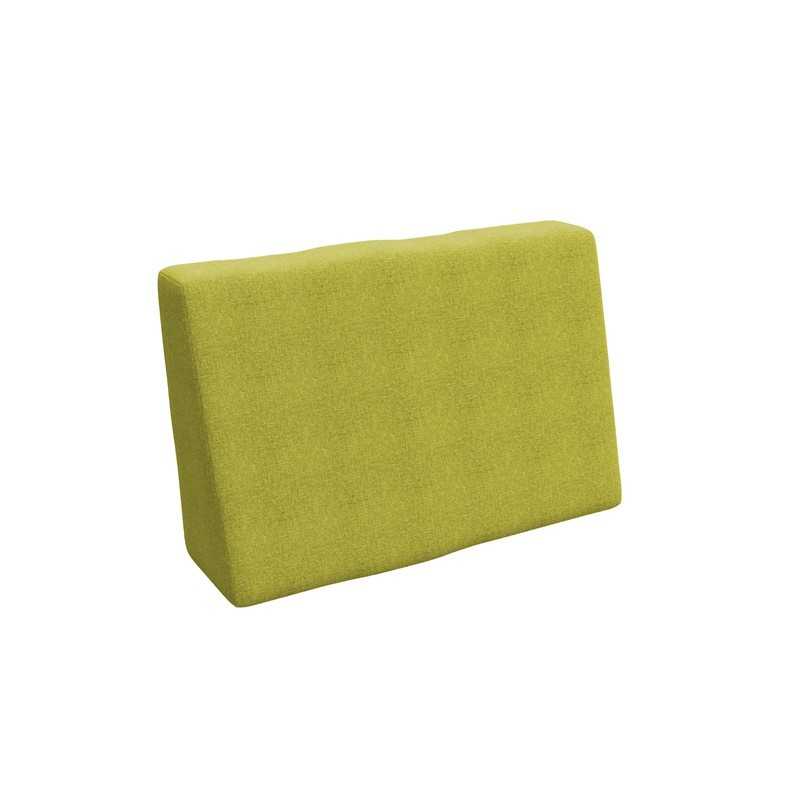Coussin de Latéral pour Palette, 60x40x20/10 cm, Vert Lime