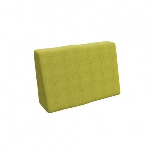 Coussin de Latéral pour Palette, 60x40x20/10 cm, Vert Lime
