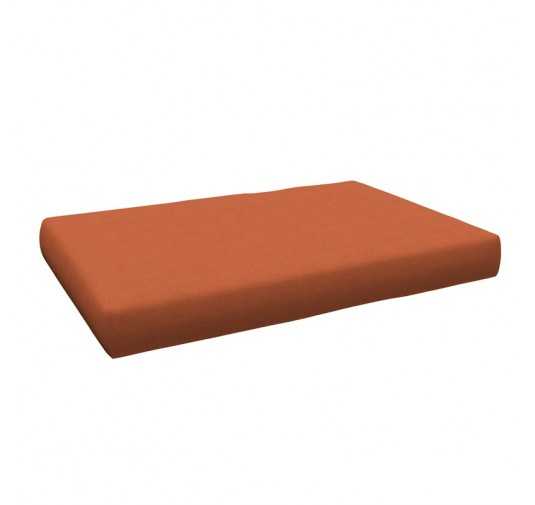 Coussin de Siège pour Palette, 120x80x15 cm, Orange