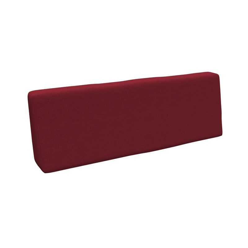 Coussin de Dossier pour Palette, 120x40x20/10 cm, Bordeaux
