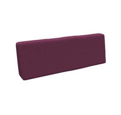 Coussin de Dossier pour Palette, 120x40x20/10 cm, Violet