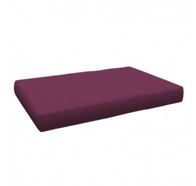 Coussin de Siège pour Palette, 120x80x15 cm, Violet