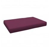 Coussin de Siège pour Palette, 120x80x15 cm, Violet