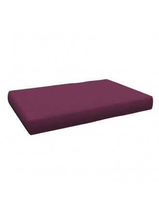Coussin de Siège pour Palette, 120x80x15 cm, Violet