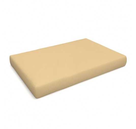 Coussin de Siège pour Palettes Imperméable 120x80x15 Beige