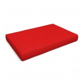 Coussin de Siège pour Palettes Imperméable 120x80x15 Rouge