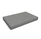 Coussin de Siège pour Palettes Imperméable 120x80x15 Gris