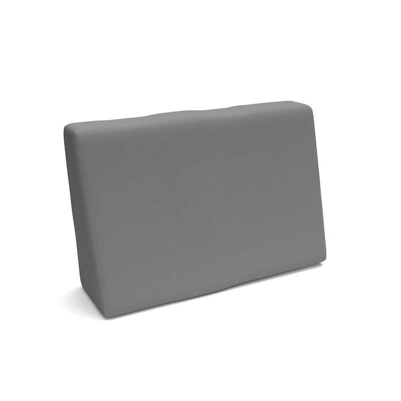 Coussin de Latéral pour Palettes Imperméable 60x40x20/10 Gris