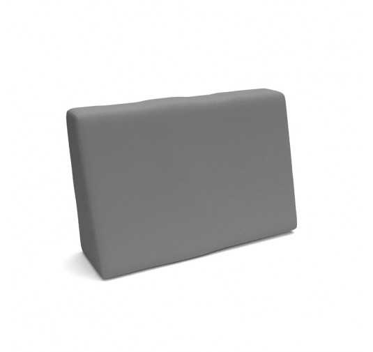 Coussin de Latéral pour Palettes Imperméable 60x40x20/10 Gris